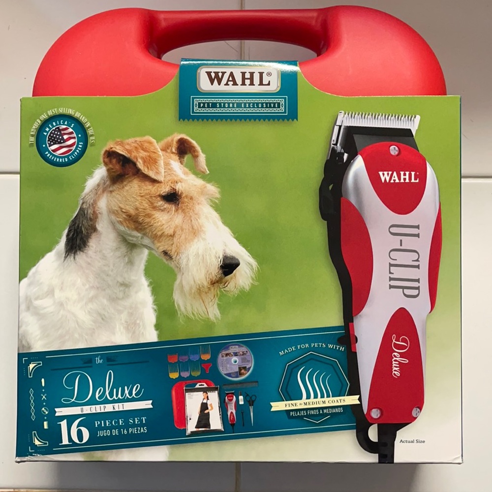 Wahl Deluxe U-Clip Professional Pet Clipper Kit NWT **BENEFITS ANIMAL RESCUE**